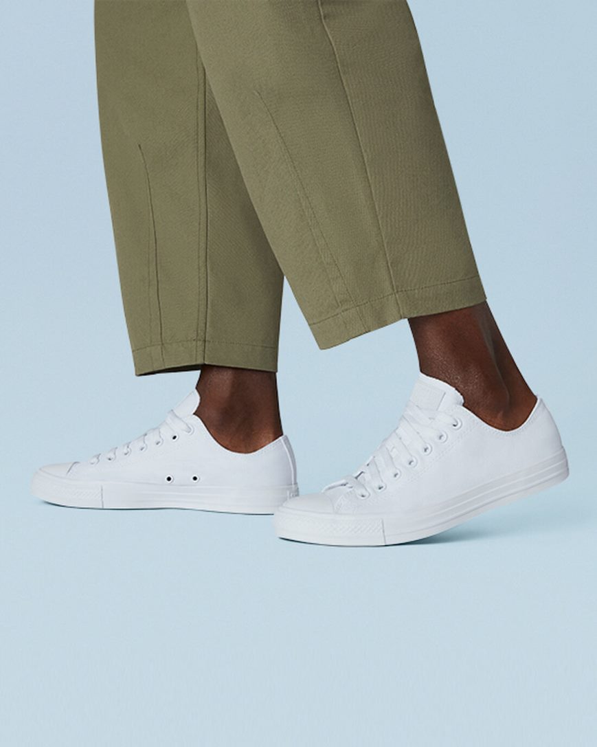 Men's Converse Chuck Taylor All Star Classic Low Top Shoes White | AU 1560CE